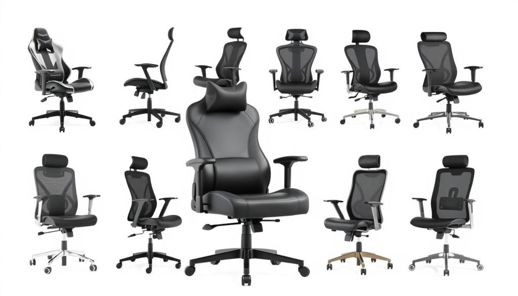 Comparison of computer chair types