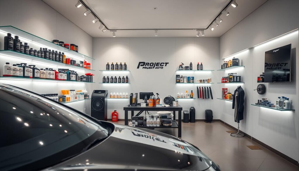 洗車用品展示設計